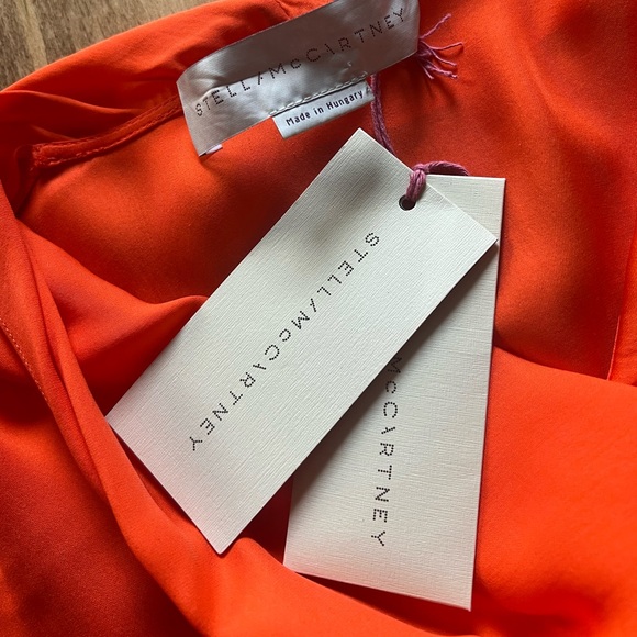 Stella McCartney Silk Orange Blouse - Picture 4 of 7